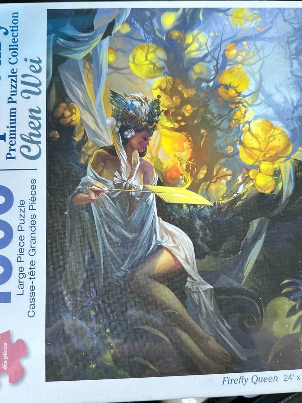 Spilsbury 1000 Piece Jigsaw Puzzle "Firefly Queen" Fantasy Art by Chen Wei